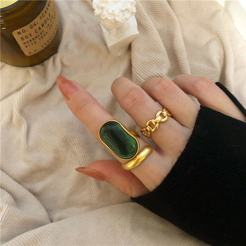 ANILLO VERDE PROFUNDO