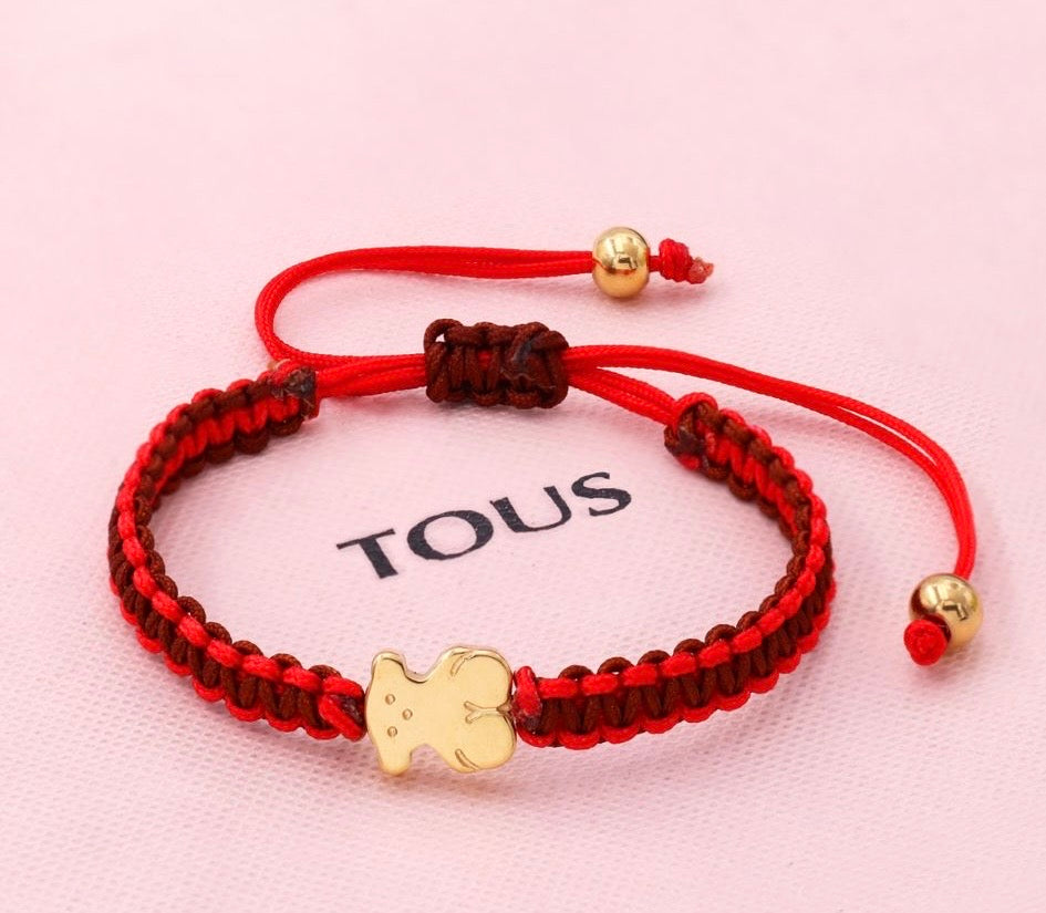 PULSERA ROJA Y NEGRA