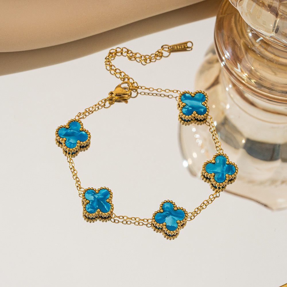 PULSERA CLOVER RAINBOW