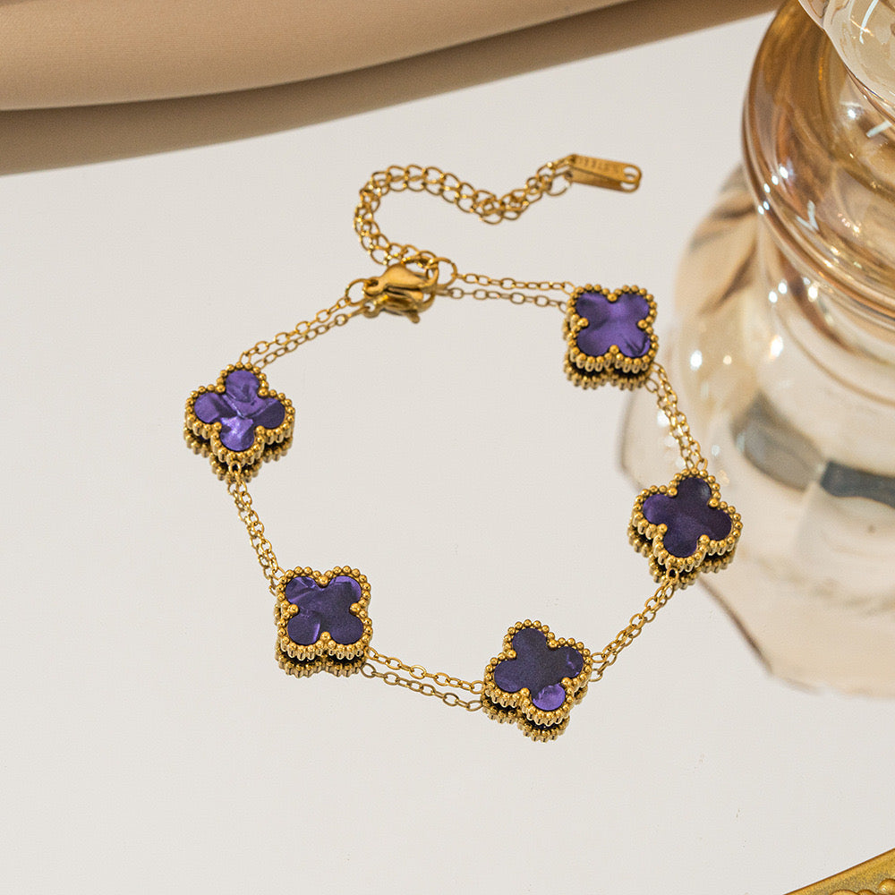 PULSERA CLOVER RAINBOW