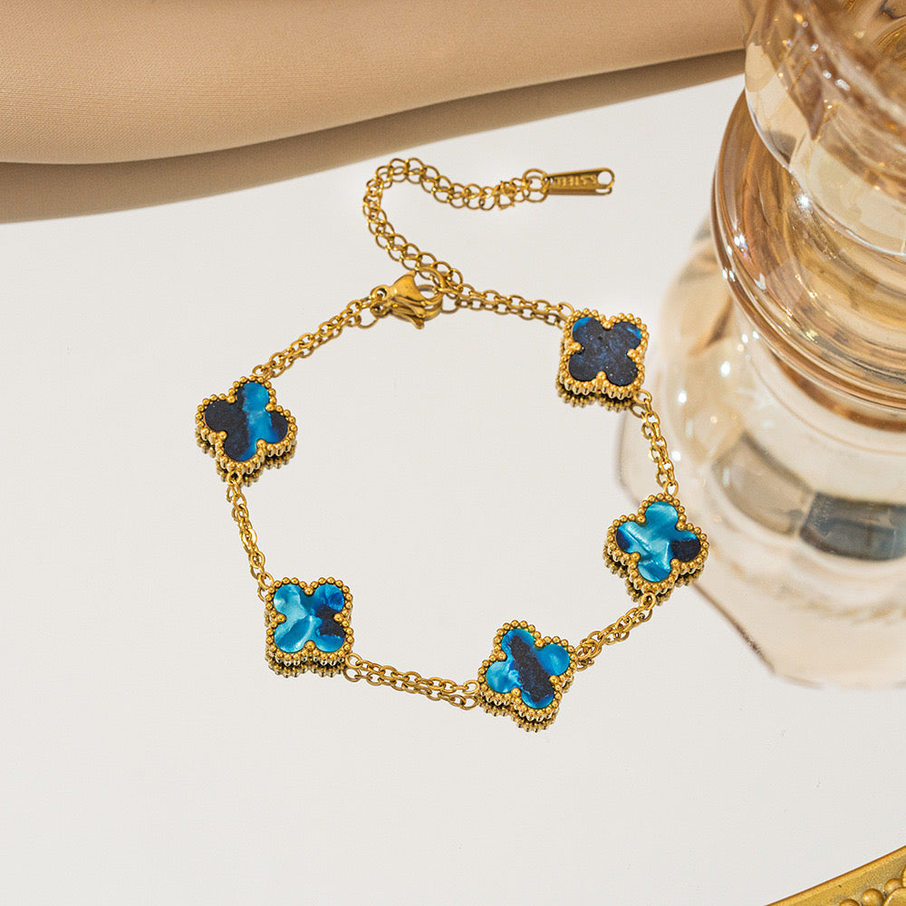 PULSERA CLOVER RAINBOW