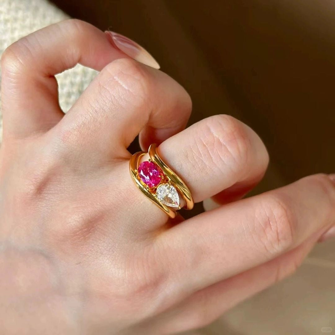ANILLO PIEDRA ROSA