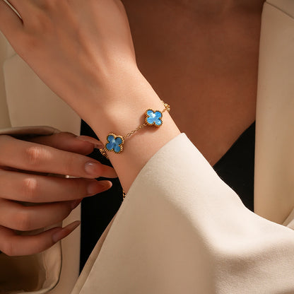 PULSERA CLOVER RAINBOW