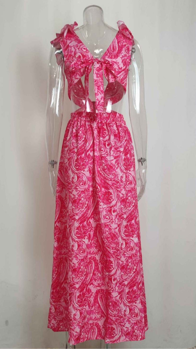 PINK BEACH DRESS