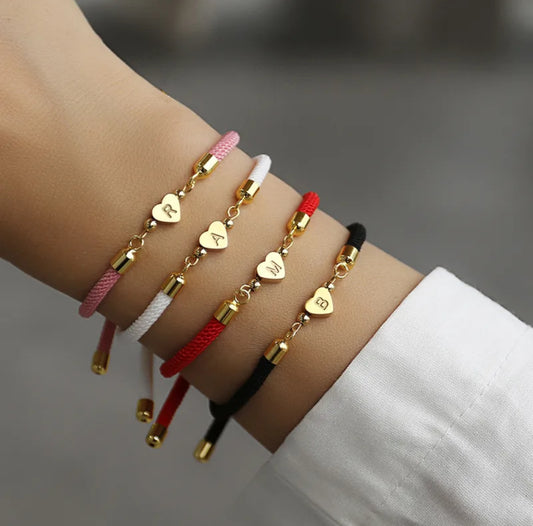 PULSERA ROJA DE INICIAL
