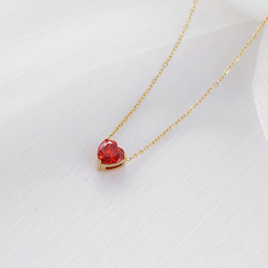 Necklace Red Heart