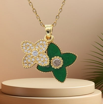 COLLAR DOBLE TRÉBOL
