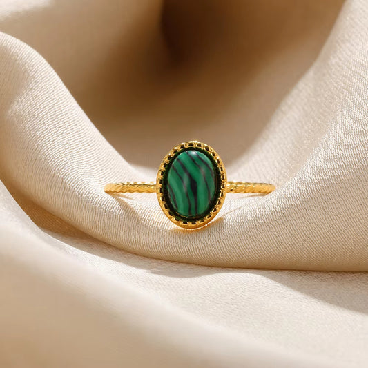 ANILLO PIEDRA VERDE