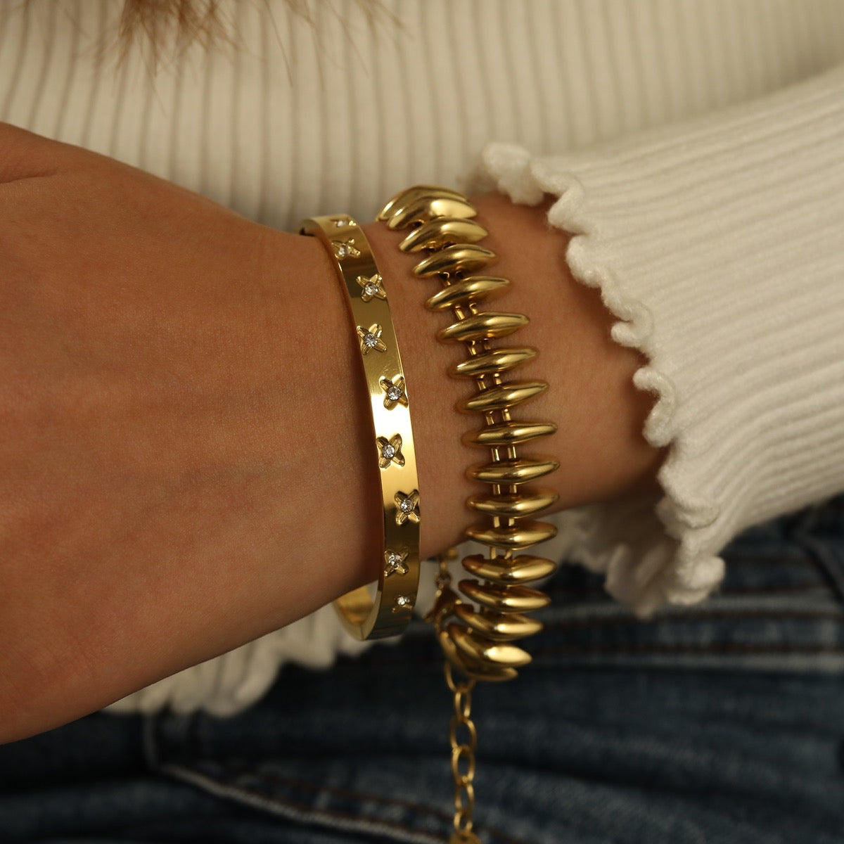 BRACELET Rayos de Oro
