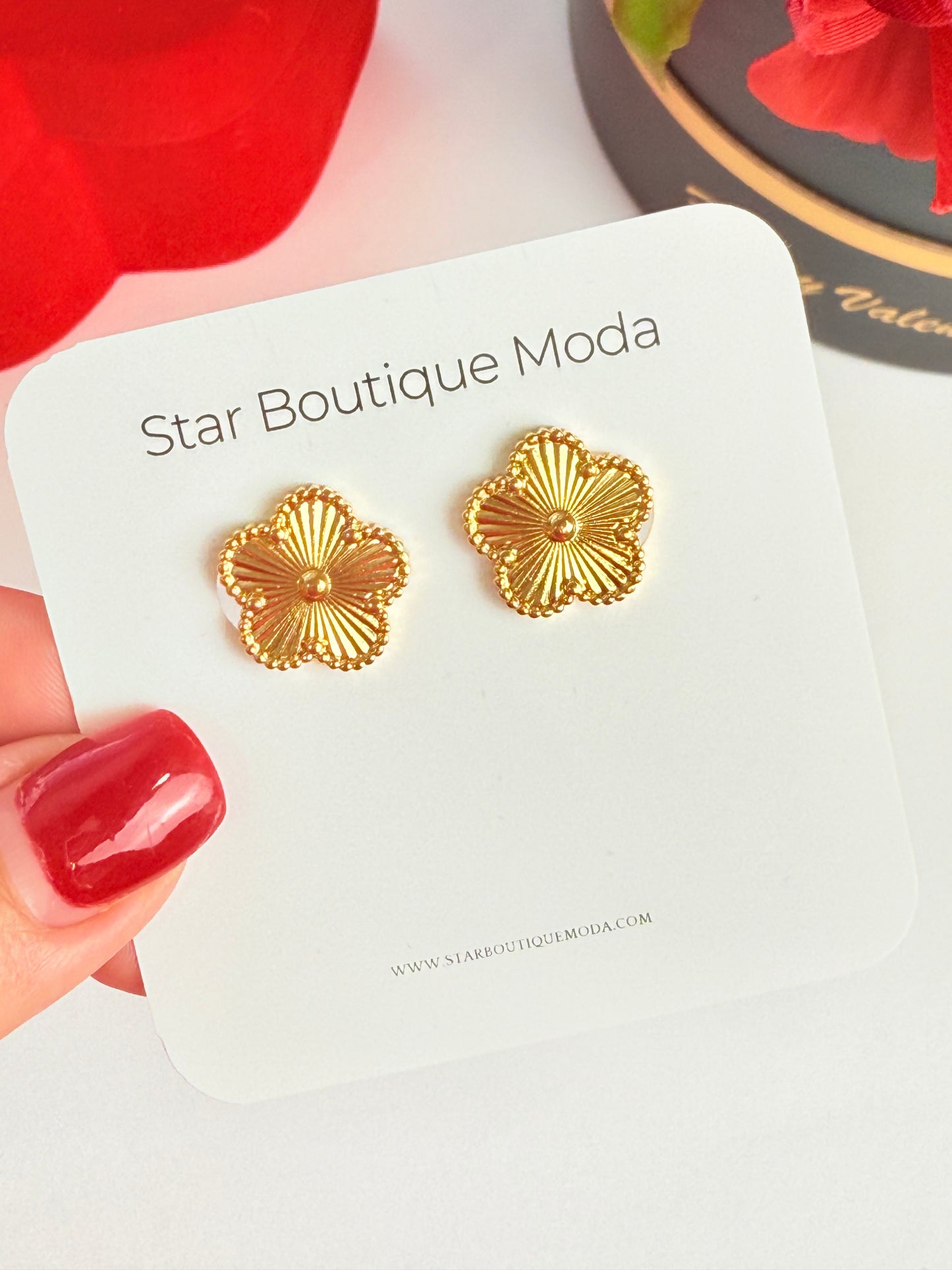 EARRING TRÉBOL GOLD