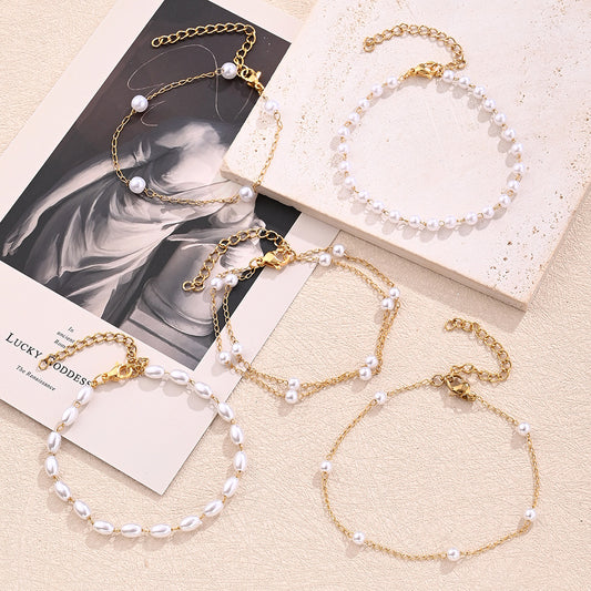 PULSERA PERLA MAR