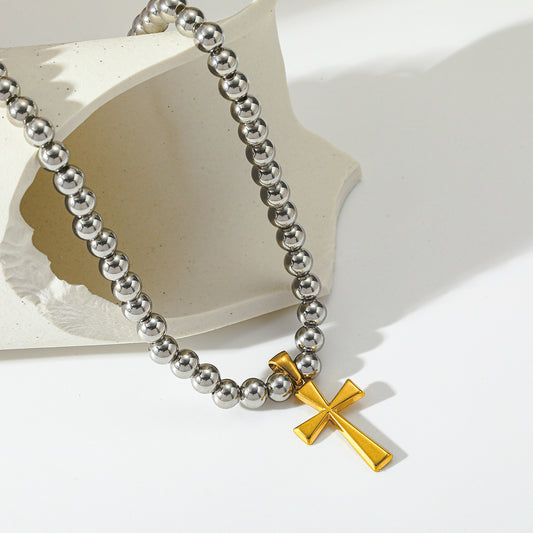 Necklace Cruz Dorada