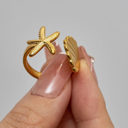 ANILLO CONCHA ESTRELLA