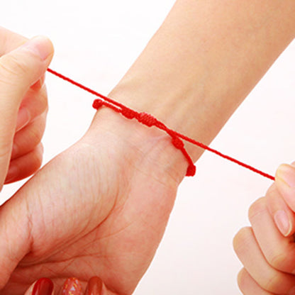 PULSERA ROJA SIETE NUDOS