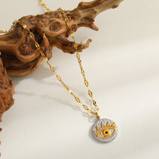Necklace Silver Eye
